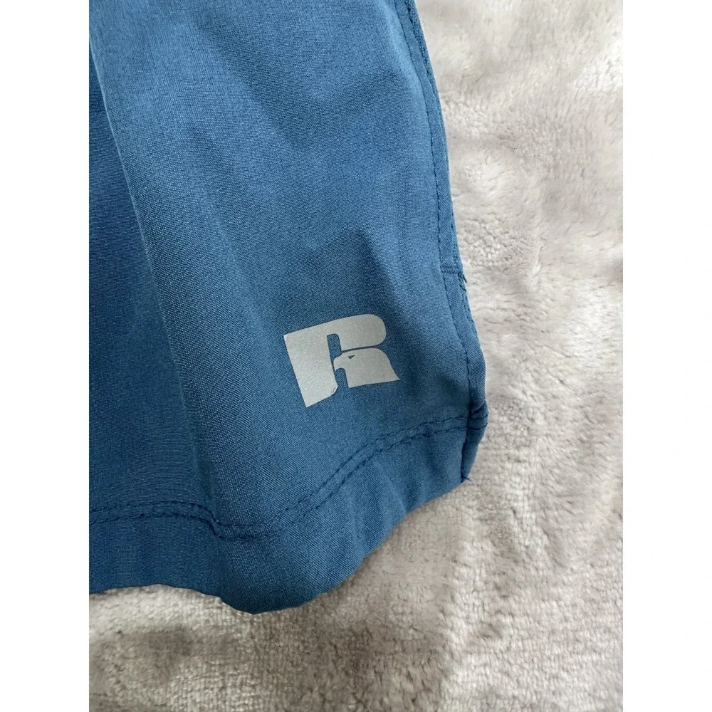 Russell Athletic Shorts Men's Size 2XL Teal Lined Tennis Running Swim Pockets‎